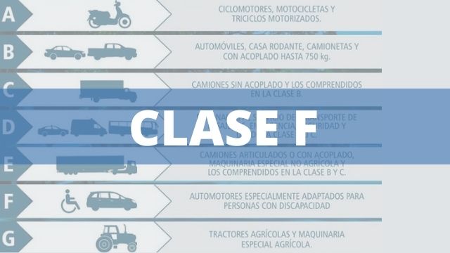 Licencia de conducir de Clase F: Toda la información